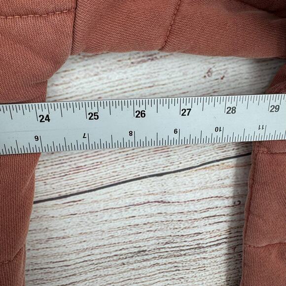 World Market Quilted Jacket Women's S/M Clay Open Front Pockets - Picture 7 of 8